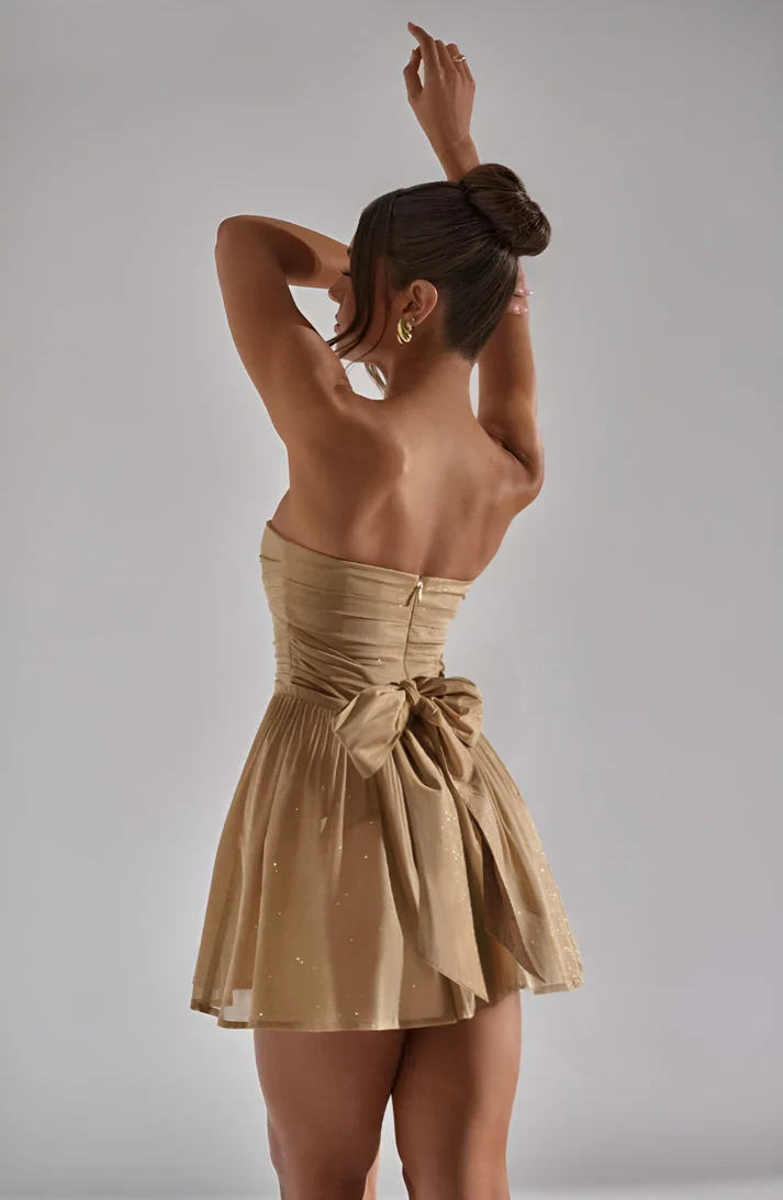 Selina™ Glamour Strapless Jurk