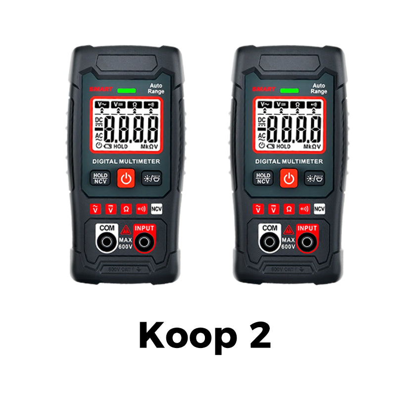 Voltura™ Smart Multimeter – Compact, Slim en Veilig Meten