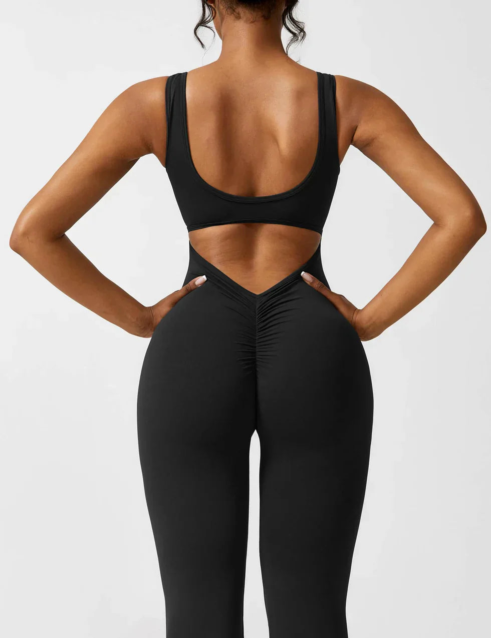 VedaFit™ – Jumpsuit met Flared Fit & Sculpting Effect!