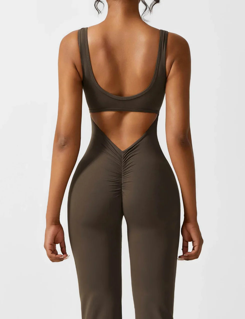 VedaFit™ – Jumpsuit met Flared Fit & Sculpting Effect!