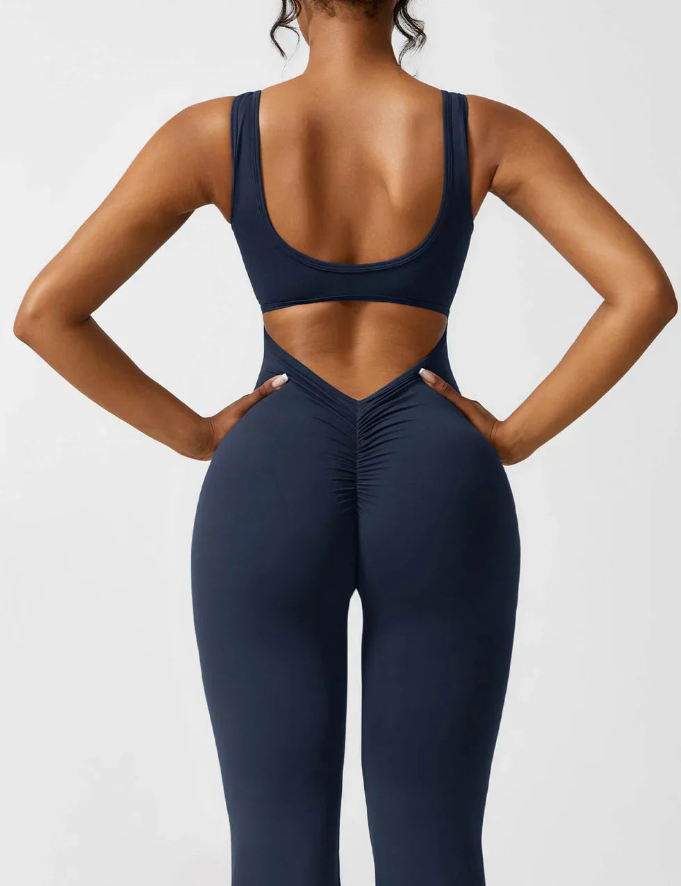 VedaFit™ – Jumpsuit met Flared Fit & Sculpting Effect!
