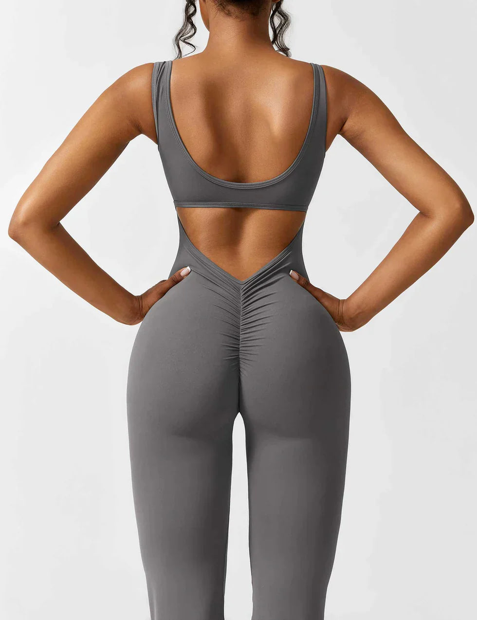 VedaFit™ – Jumpsuit met Flared Fit & Sculpting Effect!