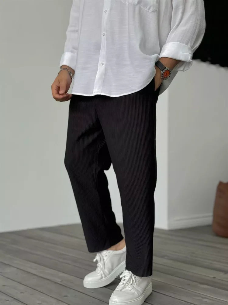 Aurelio - Zachte luxe broek voor heren