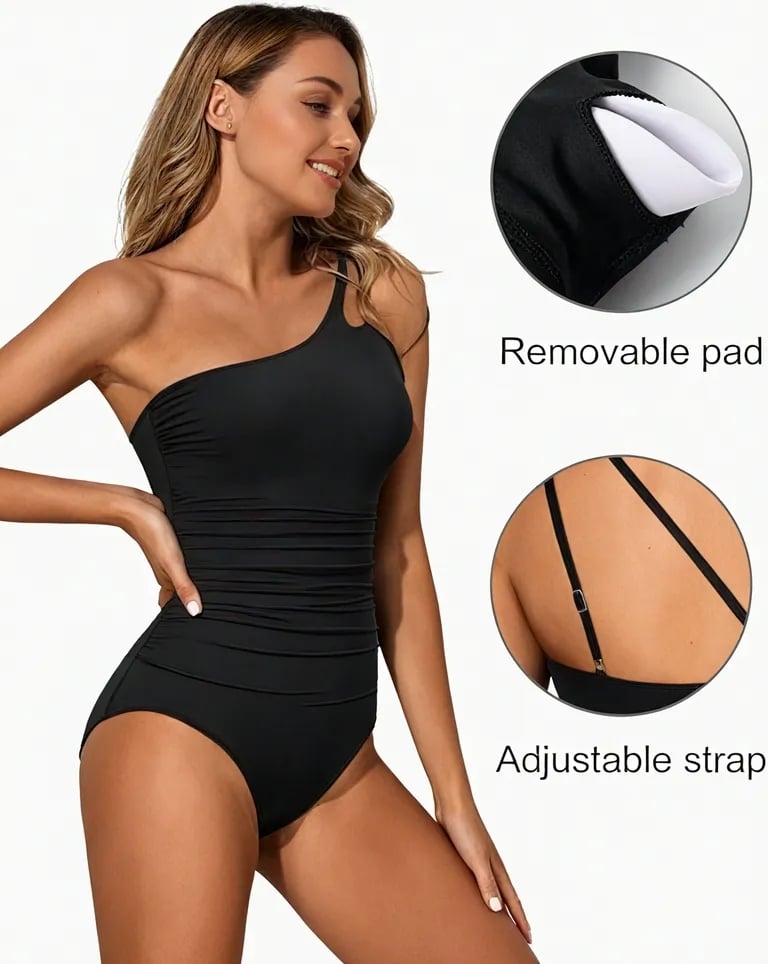 Sereluna™ | One-Shoulder Elegance Badpak
