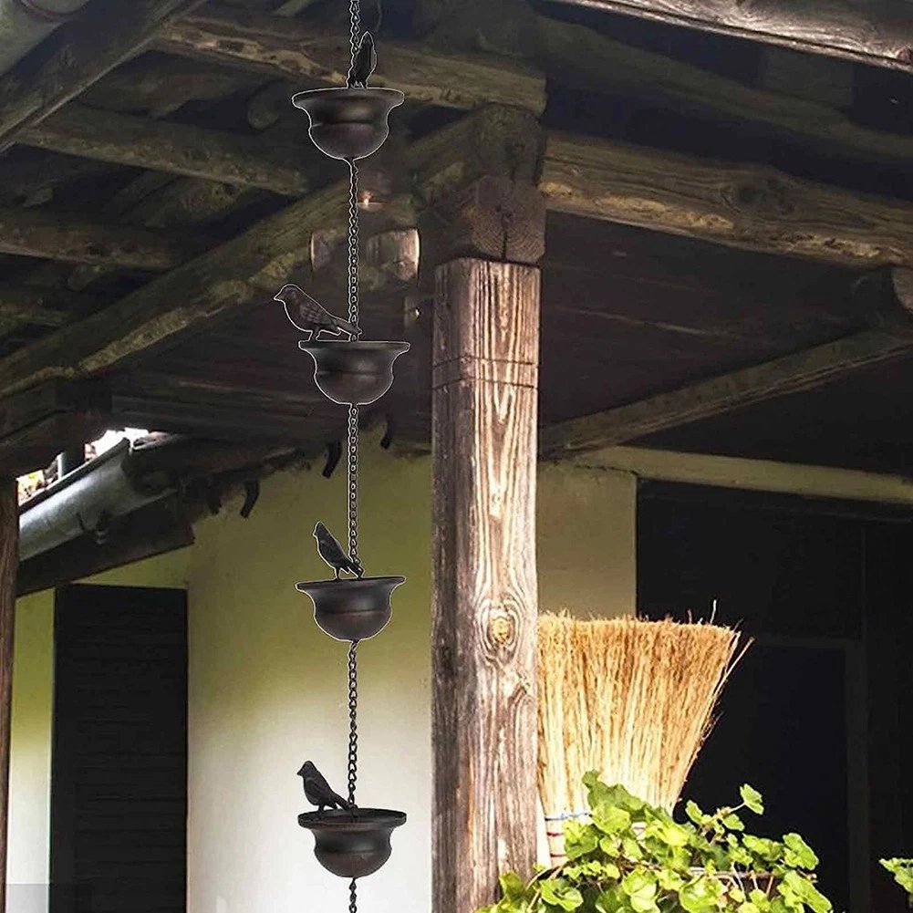 Pluvina™ Regenketting met Vogelbad