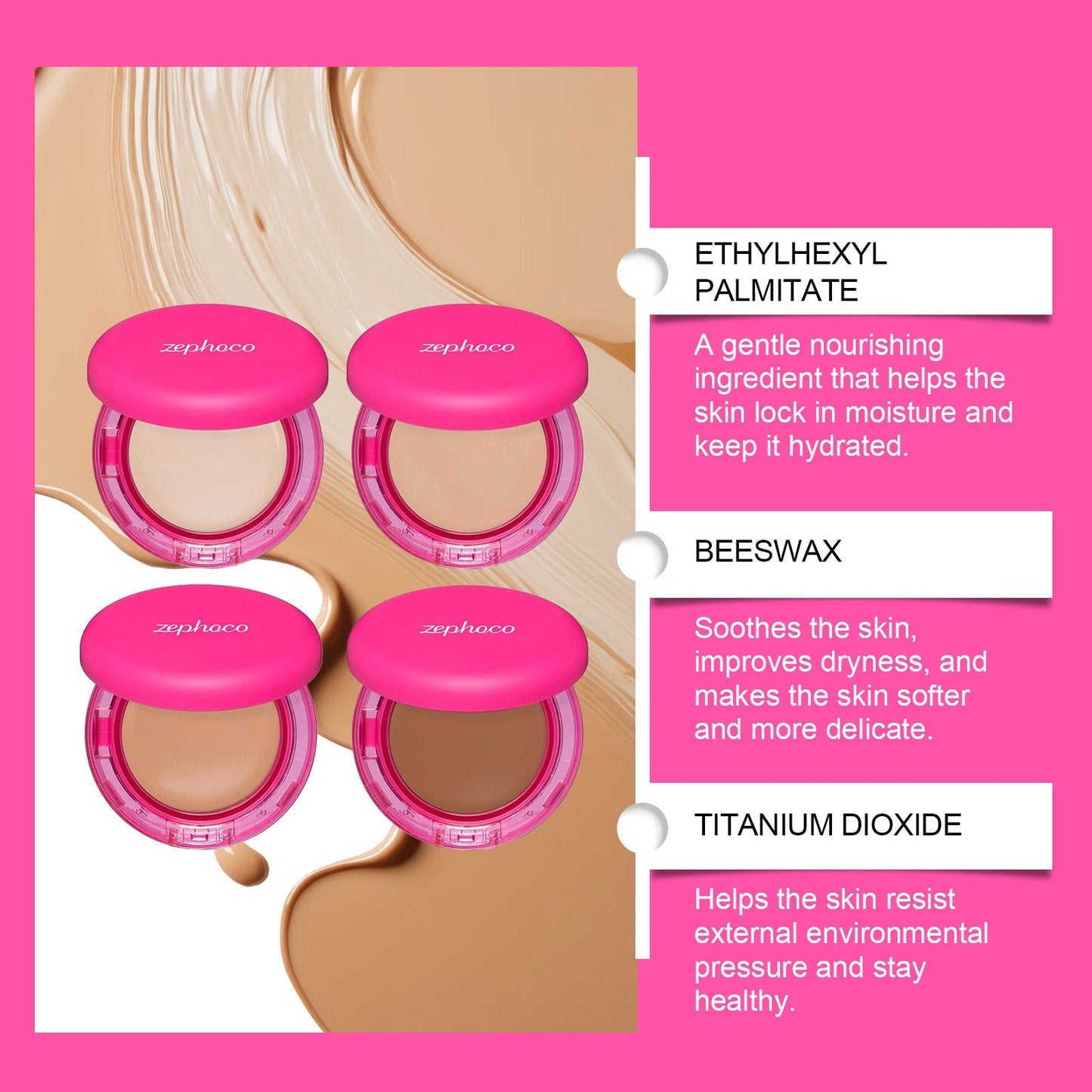 Glowvera™ – Hydraterende Balm Foundation met Luxe Kwast