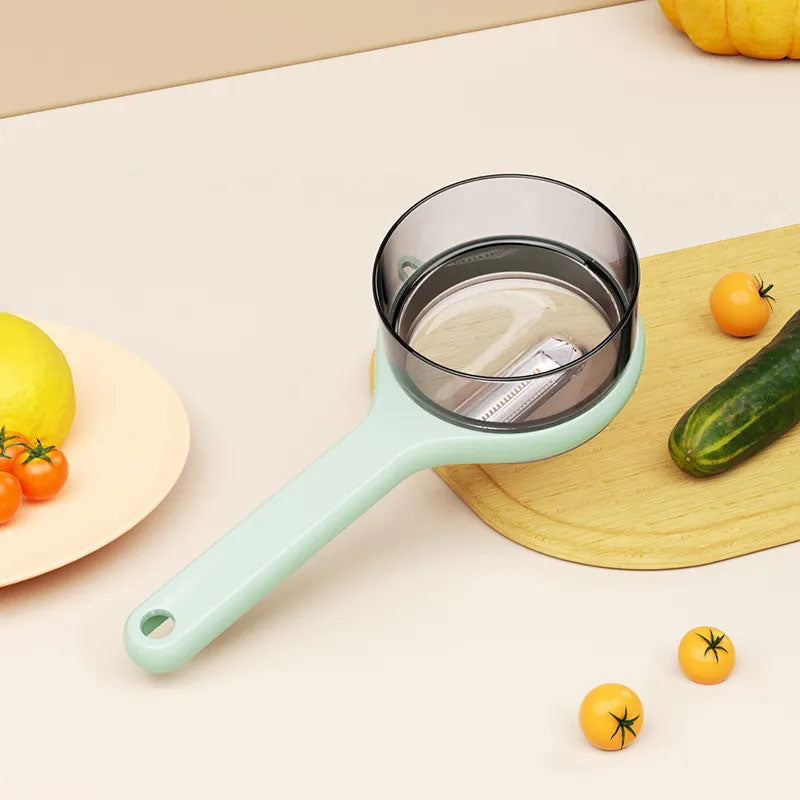 CulinaPro™ | Multifunctionele Dunschiller met Opvangbakje