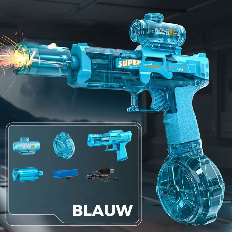 HydroVolt™ – Oplaadbare Elektrische Watershooter met Vlamlicht-effect