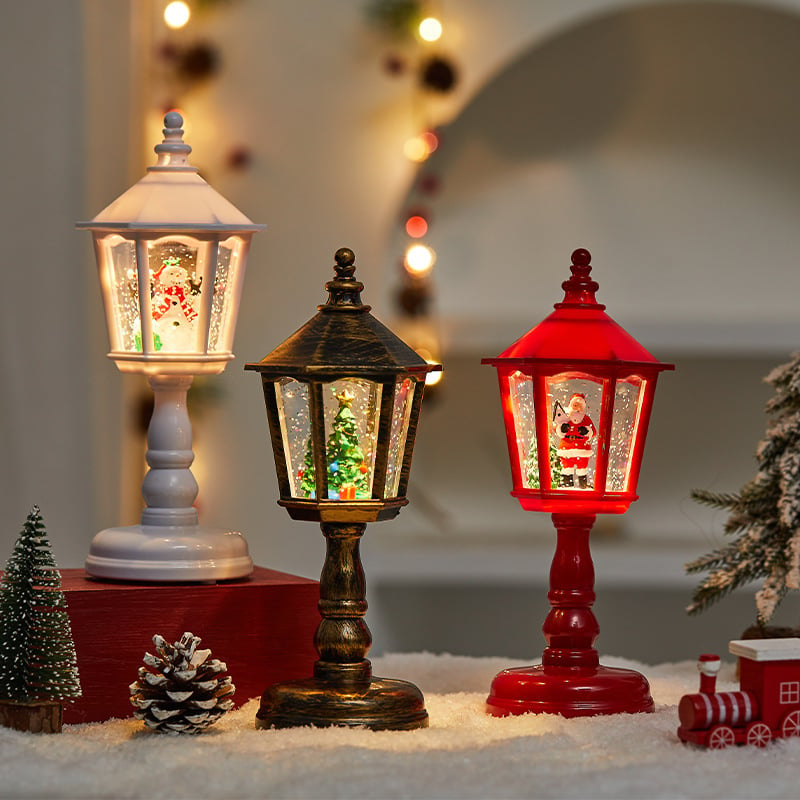 Frostellis™ – Vintage kerstlantaarn met sneeuwglobe, licht & muziek