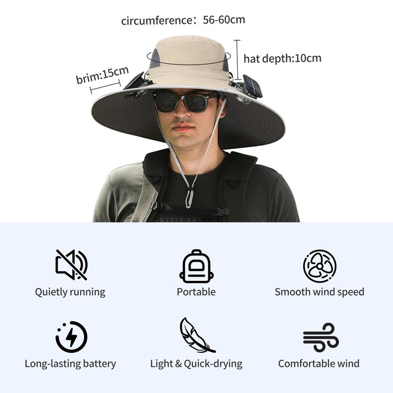 SolarBreeze™ – De Zonnehoed met Ventilator voor Ultiem Zomercomfort