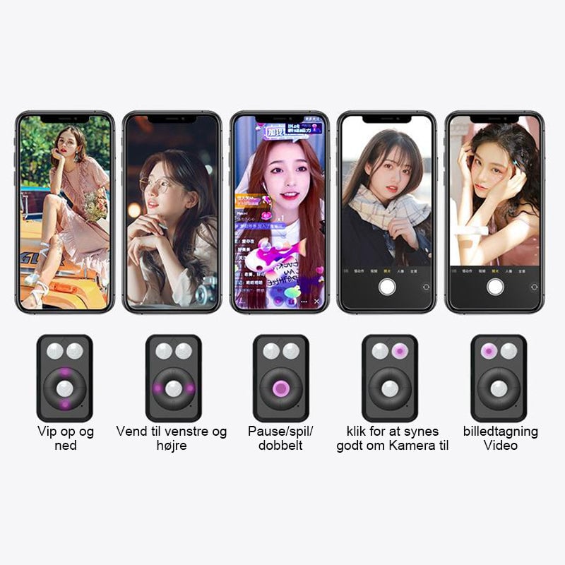 SnapGlow™ - 6-in-1 Selfie Stick & Statief