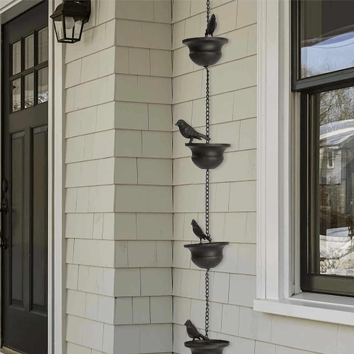 Pluvina™ Regenketting met Vogelbad