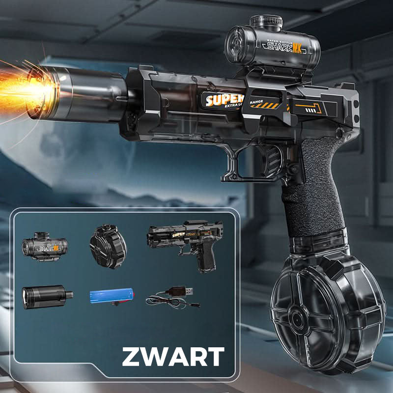 HydroVolt™ – Oplaadbare Elektrische Watershooter met Vlamlicht-effect