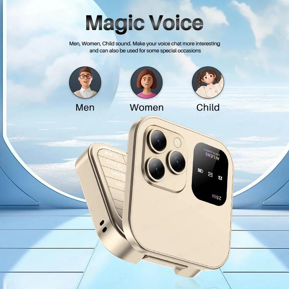 MiniFlip | 2 SIM kaart Opvouwbare mobiele telefoon