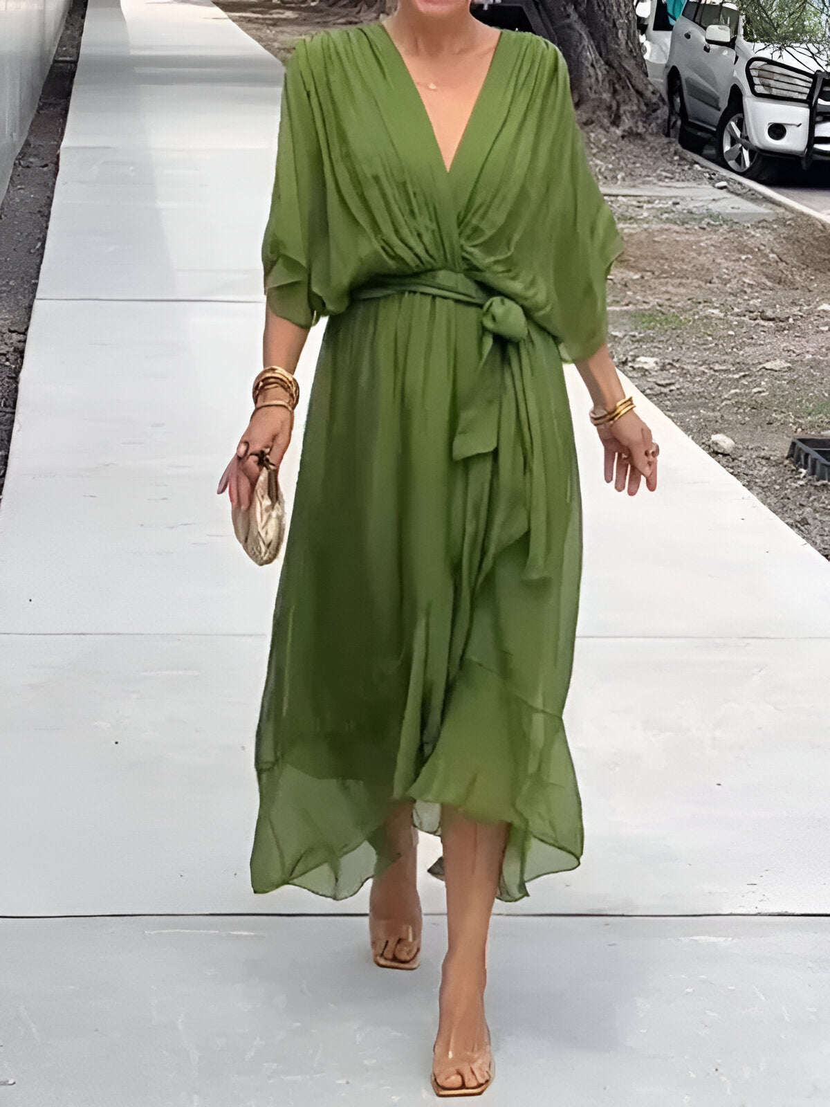 Monica - Chiffon Jurk