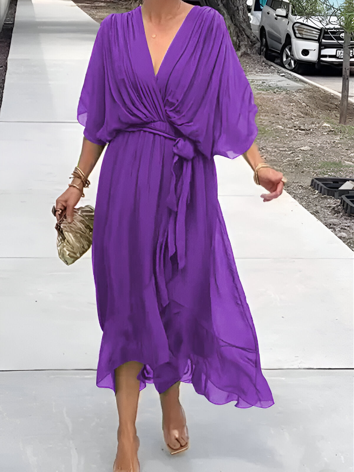 Monica - Chiffon Jurk