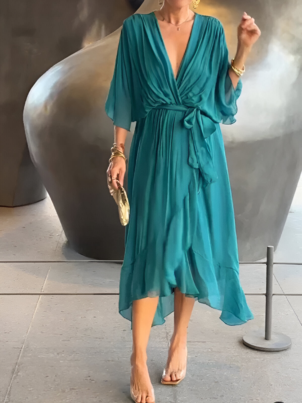 Monica - Chiffon Jurk