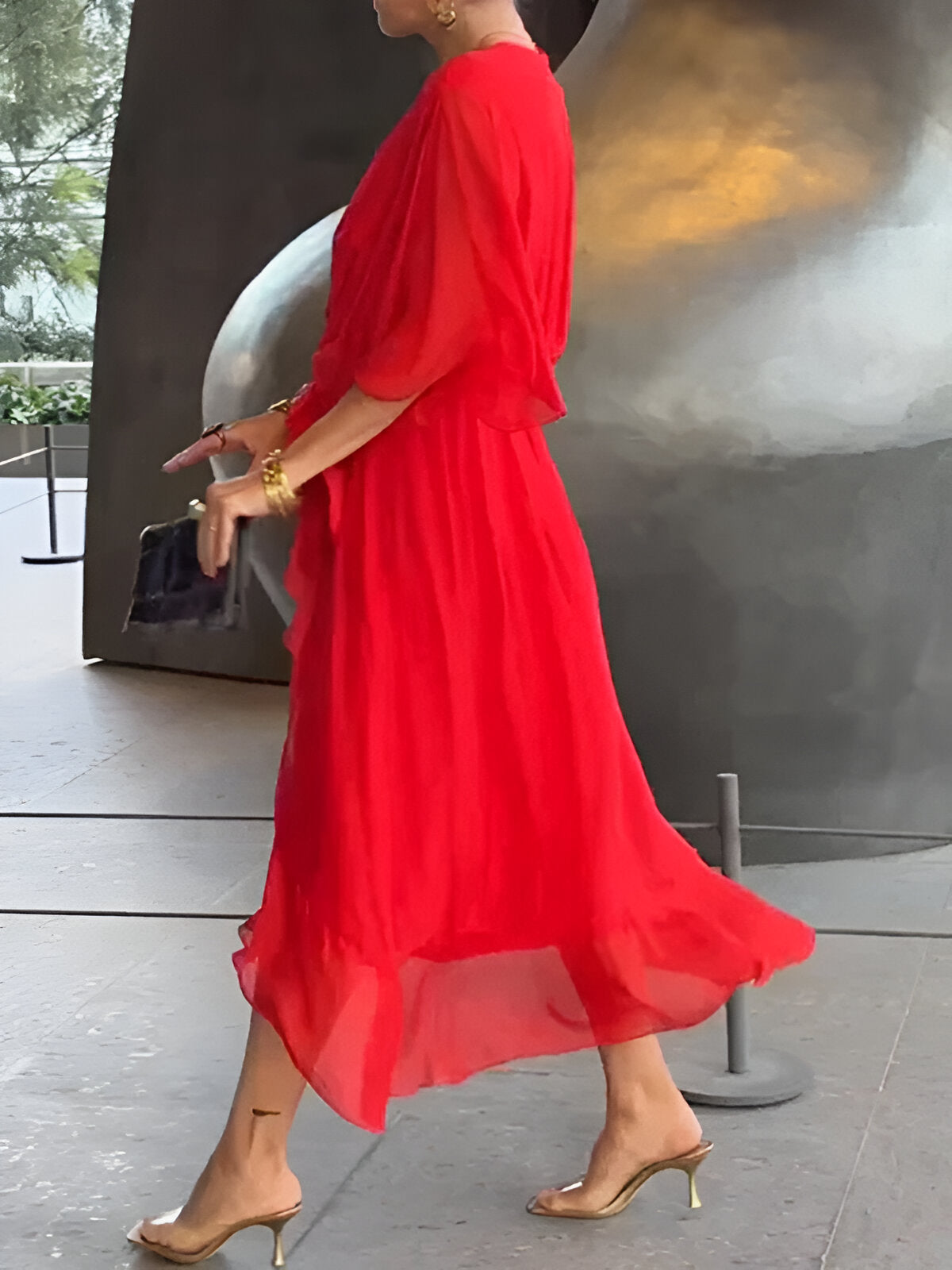 Monica - Chiffon Jurk
