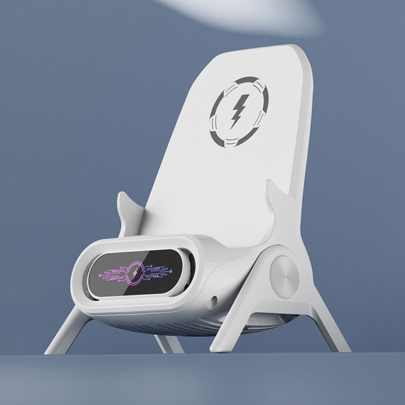 ChargeEase™ – De Slimme Draadloze Snellader & Telefoonstandaard in Eén