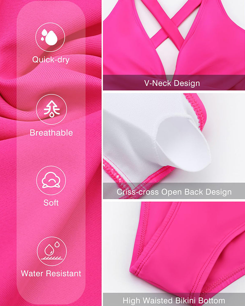 Aqualure™ – Corrigerend Badpak met Ruches en Rokdetail