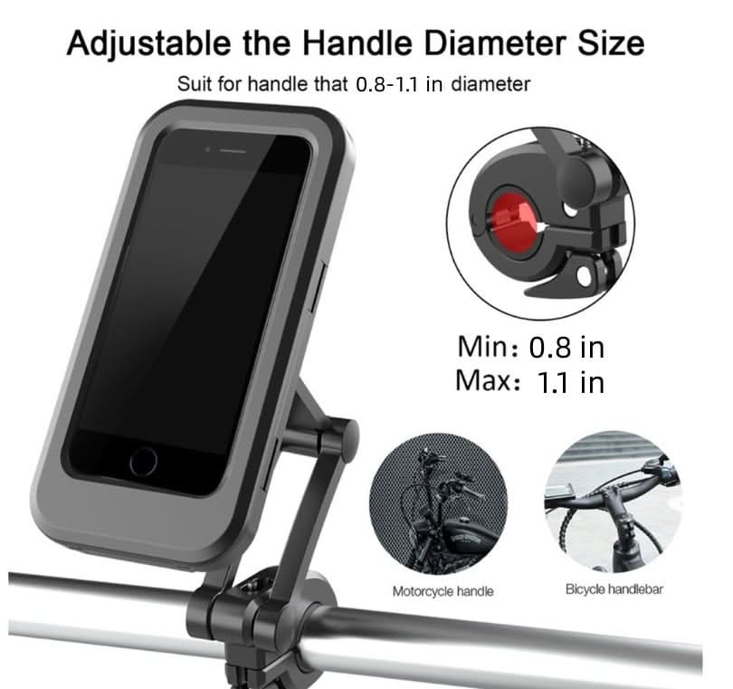 RideSafe™ – Waterdichte telefoonhouder voor fiets en motor