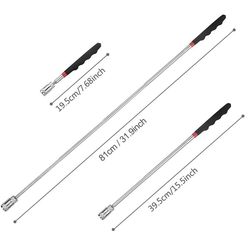 MagniReach™ – Uitschuifbare Magnetische Pick-Up Tool met LED