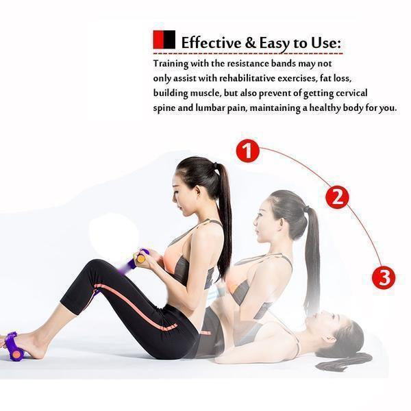 FlexiCore™ Sit-Up Trainer – Compacte Weerstandsband voor Thuisfitness