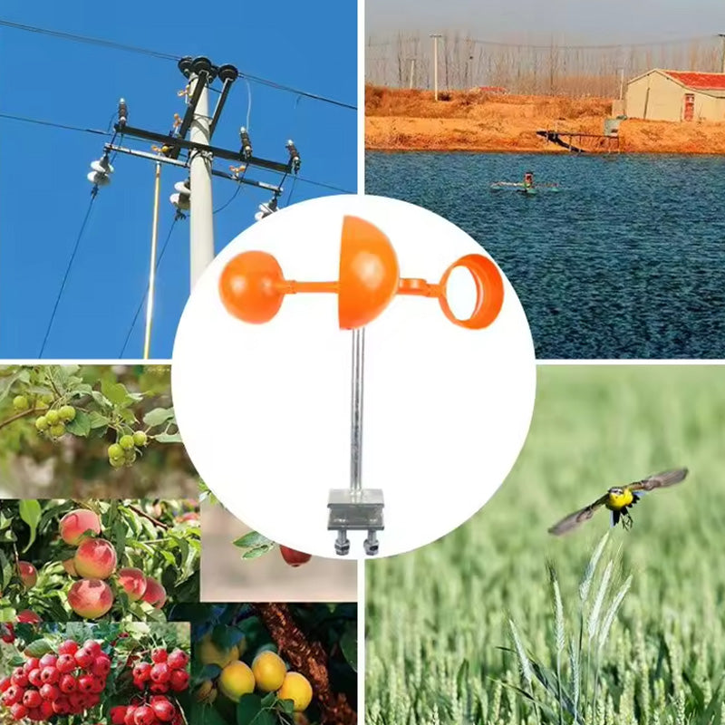 AeroVibe™ – Reflecterende Windspinner met Geluid tegen Vogels