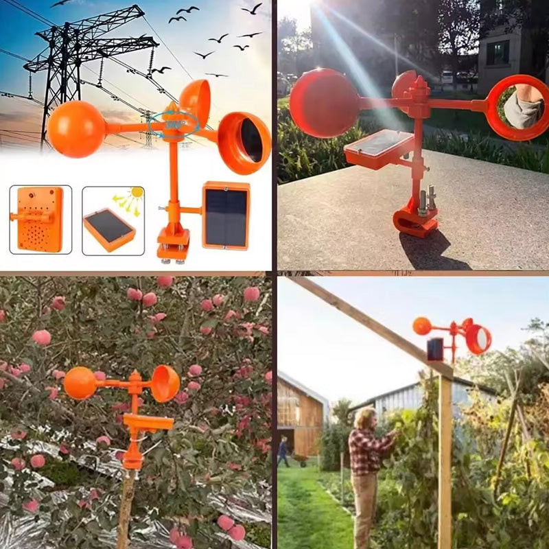 AeroVibe™ – Reflecterende Windspinner met Geluid tegen Vogels