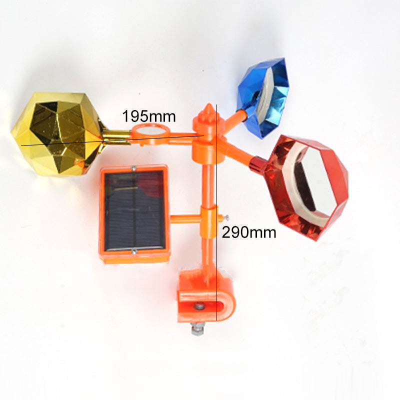 AeroVibe™ – Reflecterende Windspinner met Geluid tegen Vogels