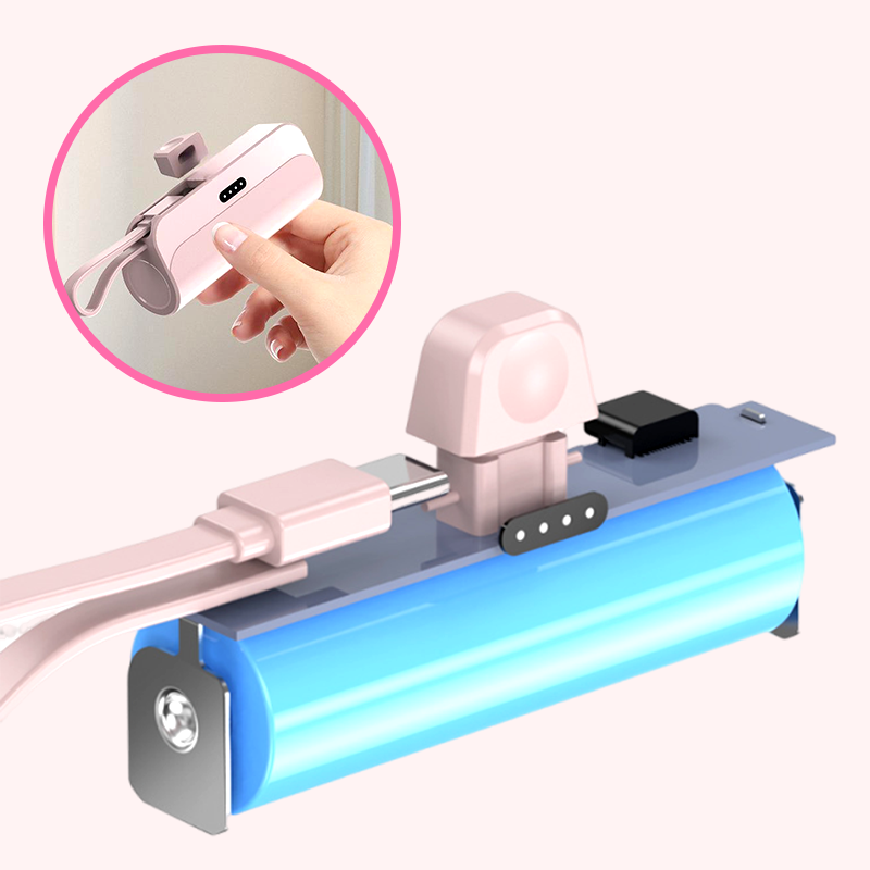 SnapCharge™ | Draagbare Powerbank met Ingebouwde Kabels