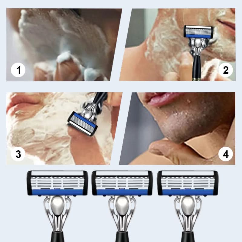 BladeXpert™ | 7-Laags Premium Scheermes voor Mannen