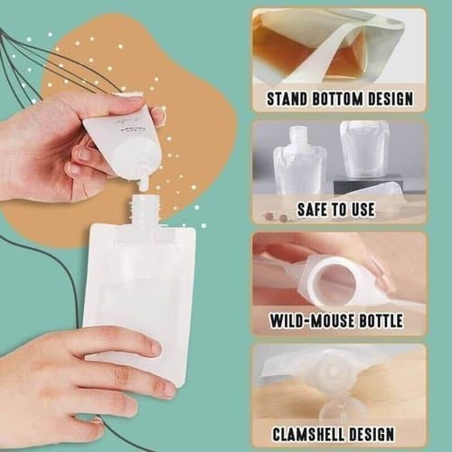 PocketPour™ – de compacte, navulbare reiszakjes