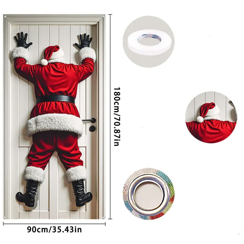 FestivaFront™ Kerst Welkomstbanner – Breng warmte en sfeer naar elke entree