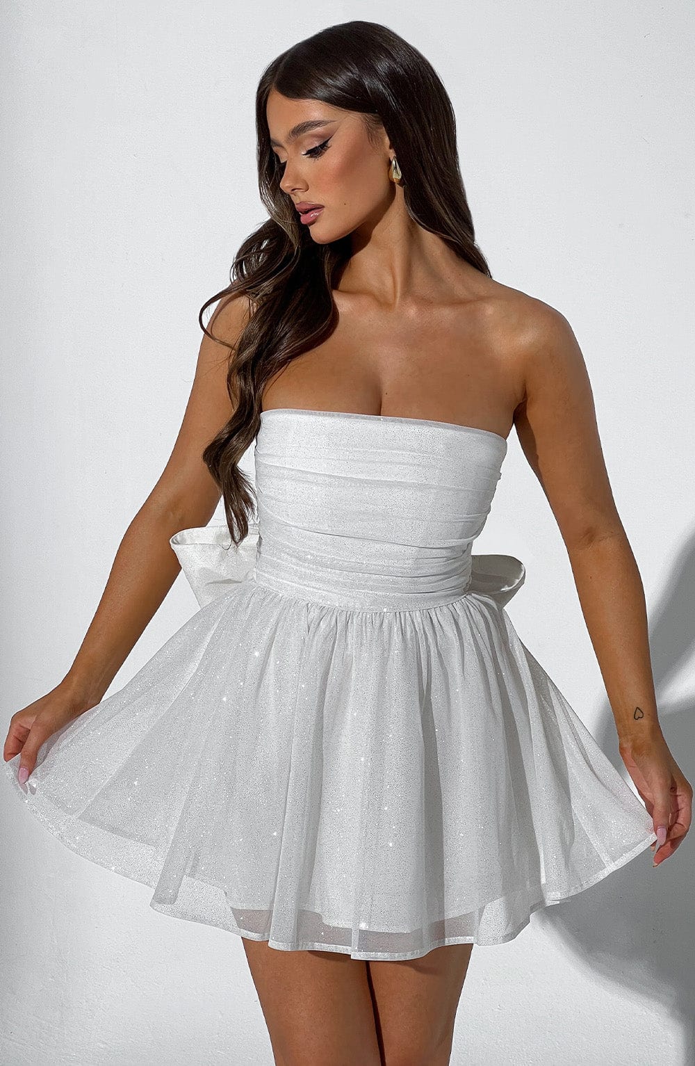 Selina™ Glamour Strapless Jurk