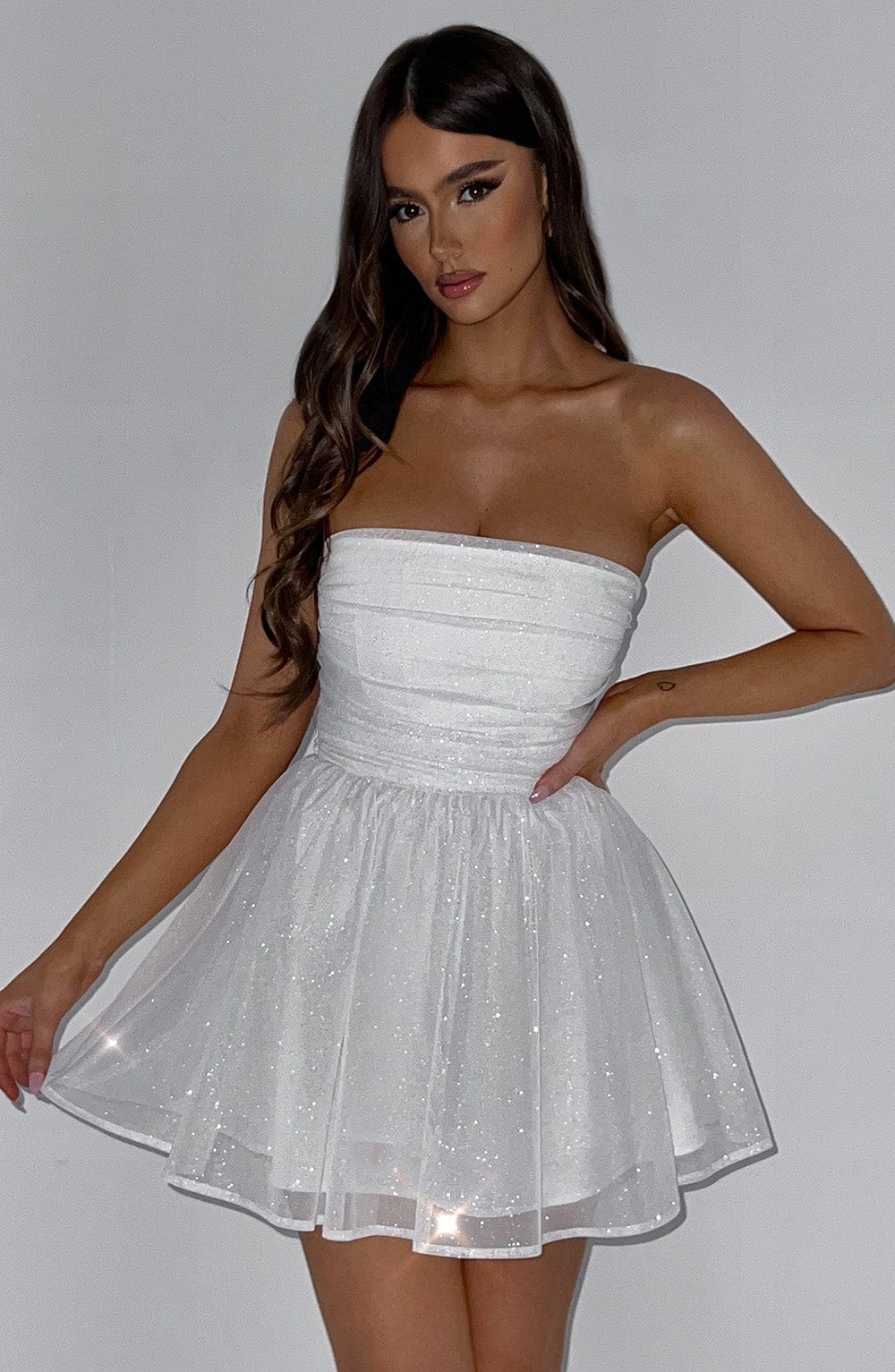 Selina™ Glamour Strapless Jurk