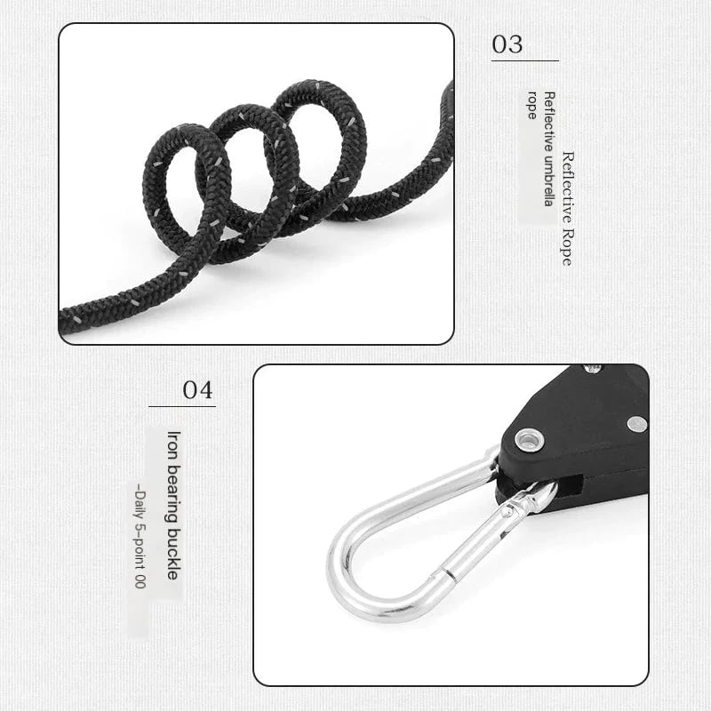 TrekGrip™ – De Ultieme Spankoorden & Tentharinghulp