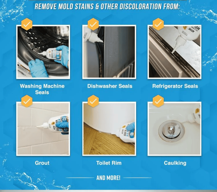 Moldexia™ - DeepClean Gel – Doelgerichte Schimmelreiniger voor Badkamer & Keuken