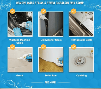 Moldexia™ - DeepClean Gel – Doelgerichte Schimmelreiniger voor Badkamer & Keuken