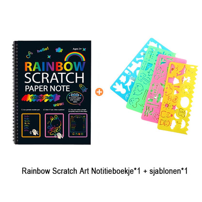 ColorWhirl™ ScratchBook – Ontdek de Magie van Verborgen Kleuren 🎨