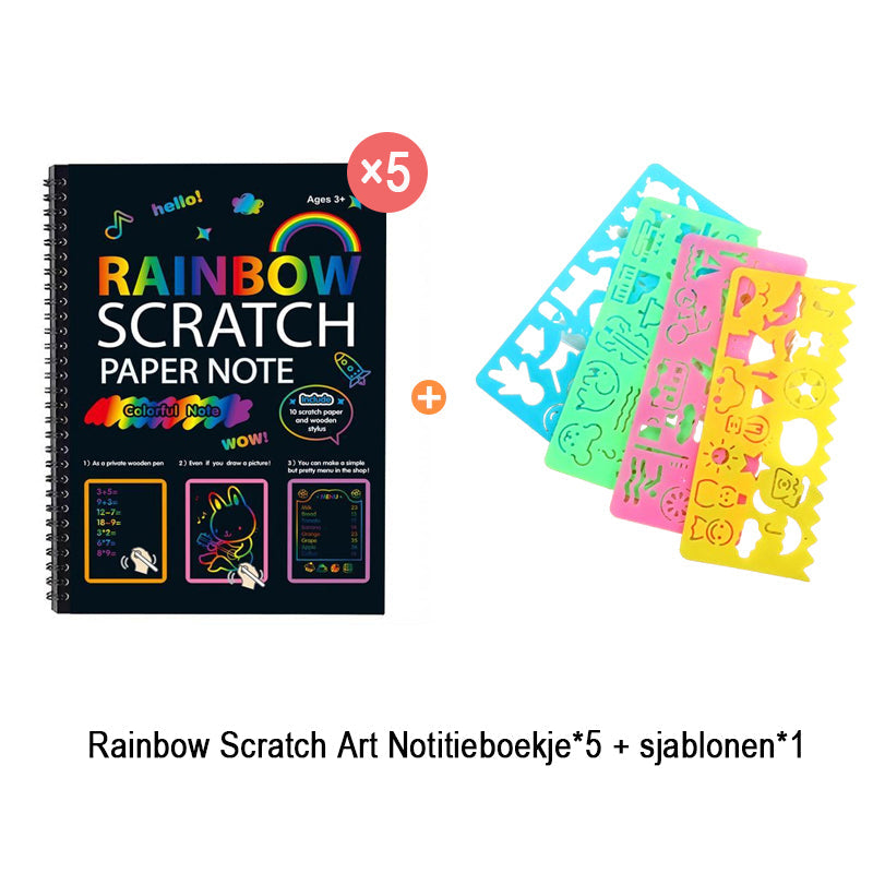 ColorWhirl™ ScratchBook – Ontdek de Magie van Verborgen Kleuren 🎨