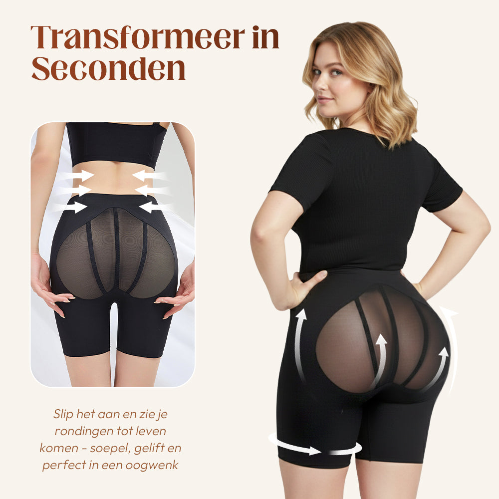 Sculptessa™ – Corrigerende High-Waist Shorts voor een Natuurlijk Gelifte Look