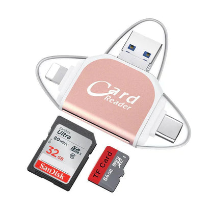 FlexiVault™ | 4-in-1 Smart Cardlezer – Direct Bestanden Overzetten Zonder Gedoe