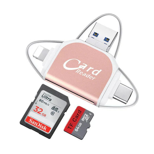 FlexiVault™ | 4-in-1 Smart Cardlezer – Direct Bestanden Overzetten Zonder Gedoe