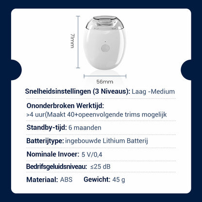 VeloraTrim™ Universele Automatische Nagelvijl voor Volwassenen en Kinderen