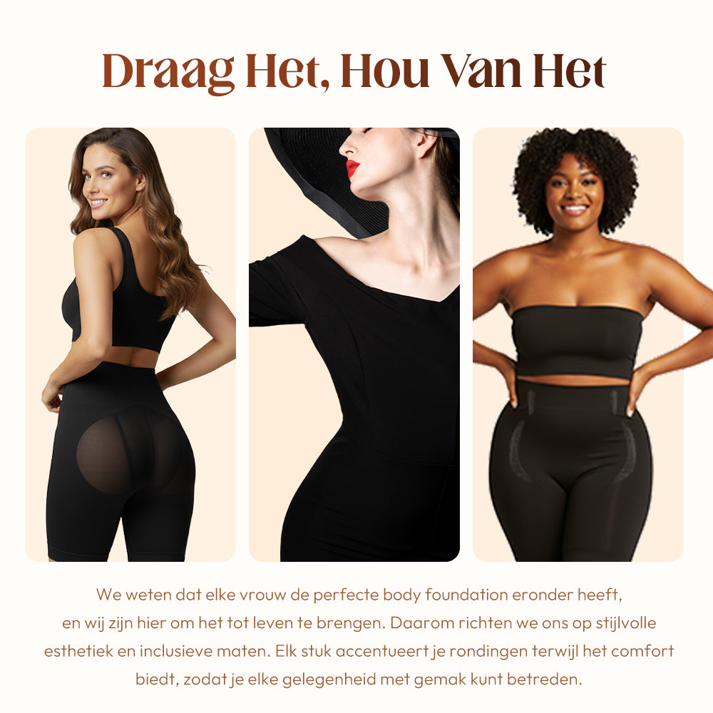Sculptessa™ – Corrigerende High-Waist Shorts voor een Natuurlijk Gelifte Look