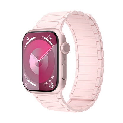 Siliconen armband met magnetische lus voor Apple Watch