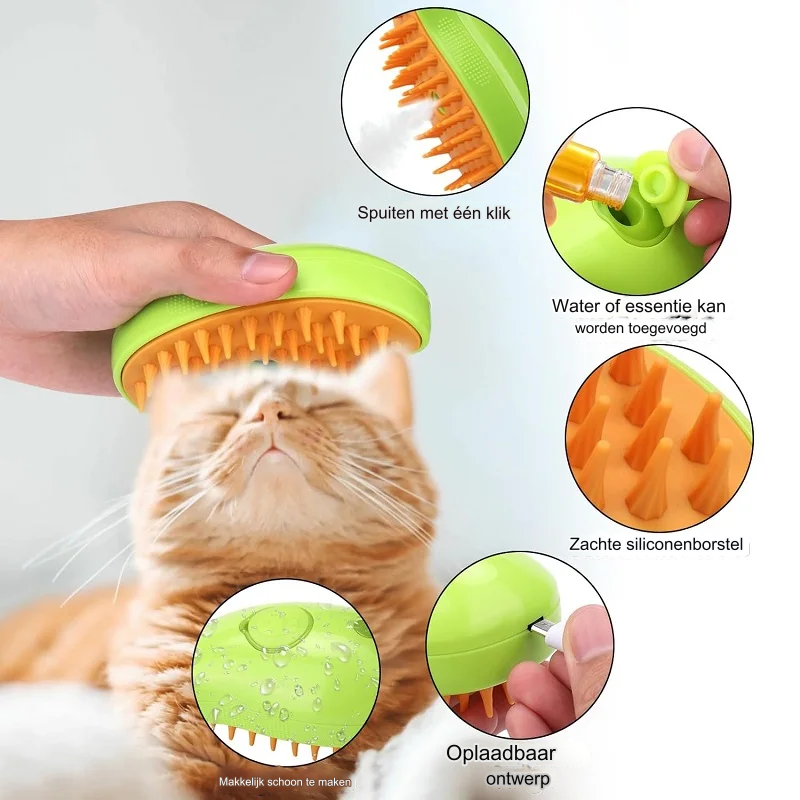 SteamyBrush™ - 3 in 1 stomende borstel | 1+1 GRATIS!