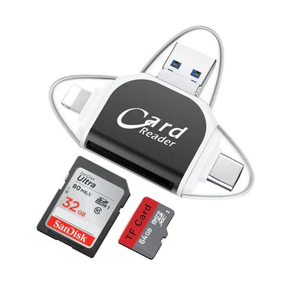 FlexiVault™ | 4-in-1 Smart Cardlezer – Direct Bestanden Overzetten Zonder Gedoe