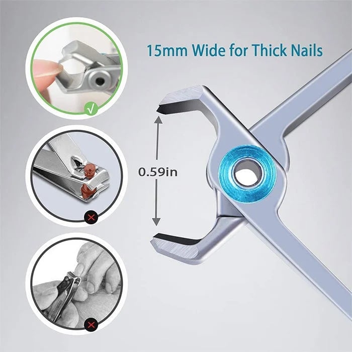 Clippure™ – De Slimme Nagelknipper voor Dik en Hard Nagelwerk